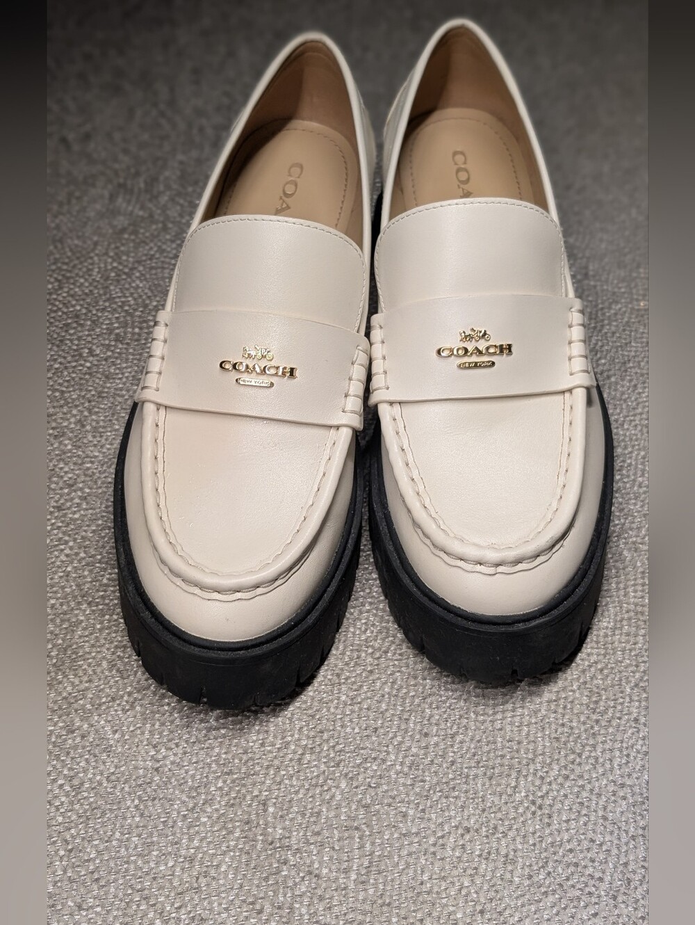 Coach Ruthie Platform Loafers Size 9